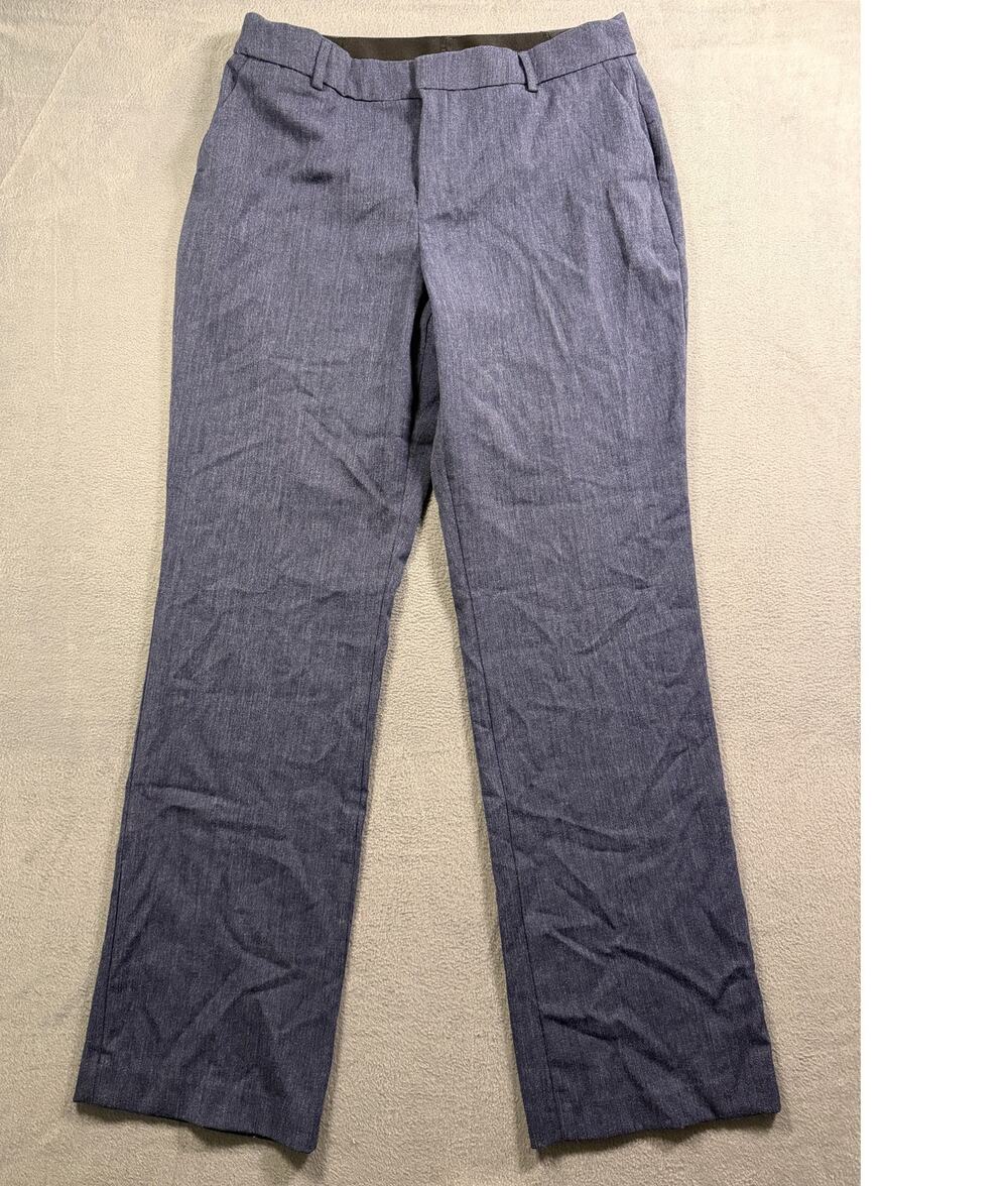 Nine West Womens Size 12 Heather Gray Dress Pants Flat Front Career Slacks
